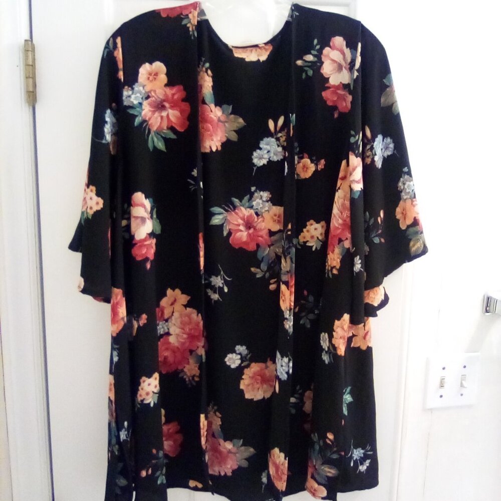 Floral Print Wrap